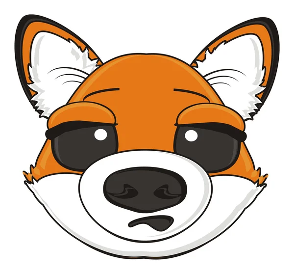 Meglepetés orange fox — Stock Fotó
