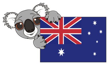 Koala bayrak ile