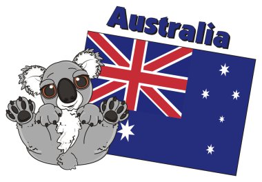 Koala bayrak ile