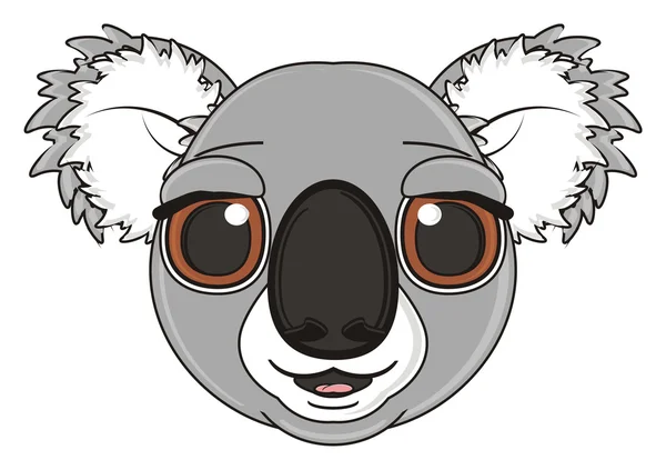 Szczęśliwy szary koala — Zdjęcie stockowe