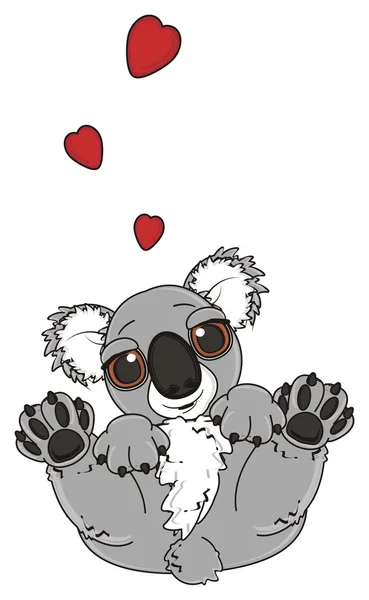 Koala enamorado — Foto de Stock