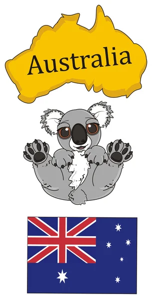 Koala na żywo w Australii — Zdjęcie stockowe