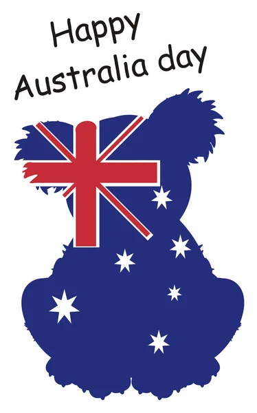 Australische blaue Flagge — Stockfoto