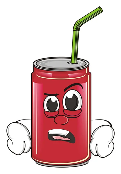 Red soda can — Stock Photo, Image