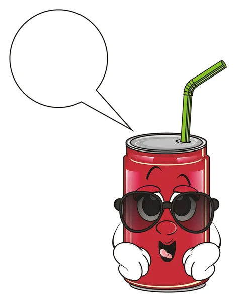 赤のソーダ缶 — ストック写真