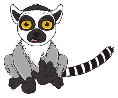 şirin gri lemur