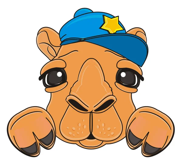 Niedliches erwachsenes braunes Kamel — Stockfoto