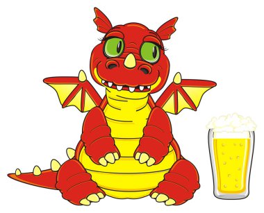 Tatlı turuncu ejderha.