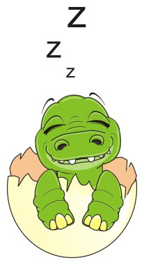 bebek timsah içinde yumurta üzerinde