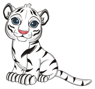 şirin turuncu kaplan