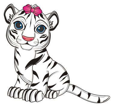 şirin turuncu kaplan