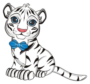 şirin turuncu kaplan