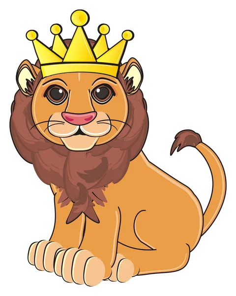 Lindo rey león —  Fotos de Stock