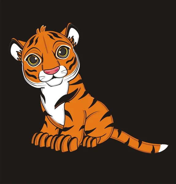 Simpatica tigre arancione — Foto Stock