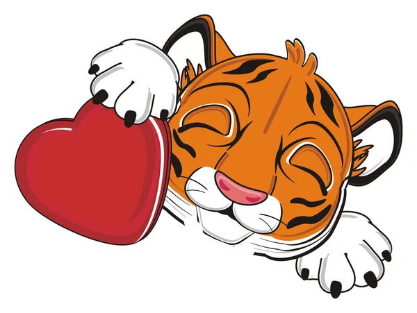 Cute orange tiger — Stock Photo, Image