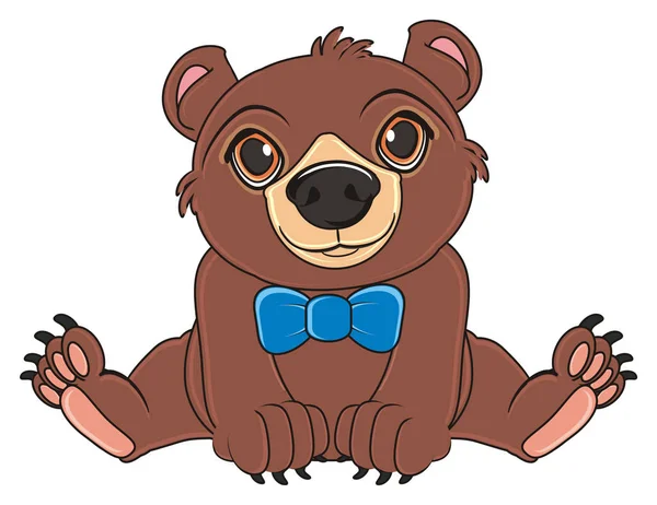 Urso castanho bonito — Fotografia de Stock