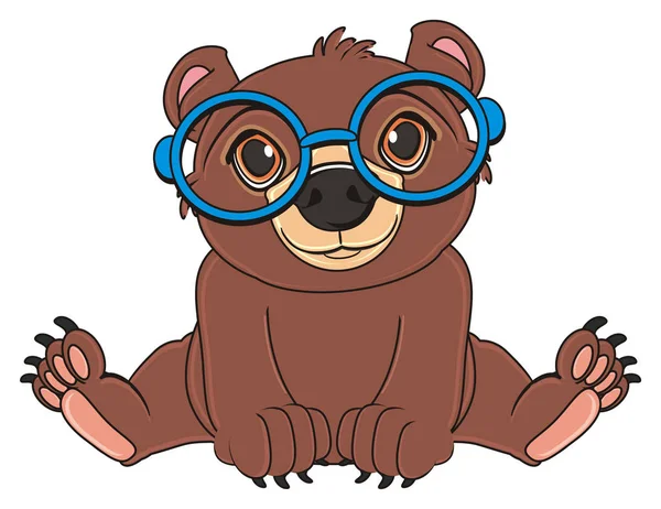 Słodkie niedźwiedź brunatny — Zdjęcie stockowe