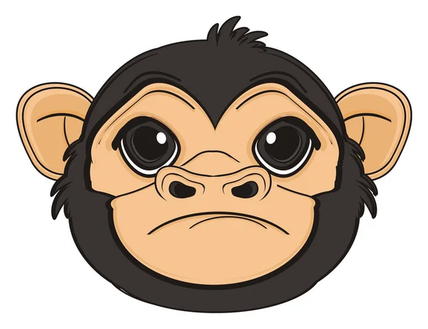 Sevimli siyah maymun — Stok fotoğraf