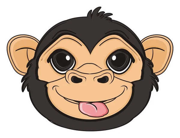 かわいい黒猿 — ストック写真
