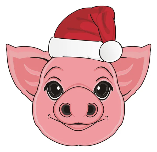 Милий рожевий свиня — стокове фото