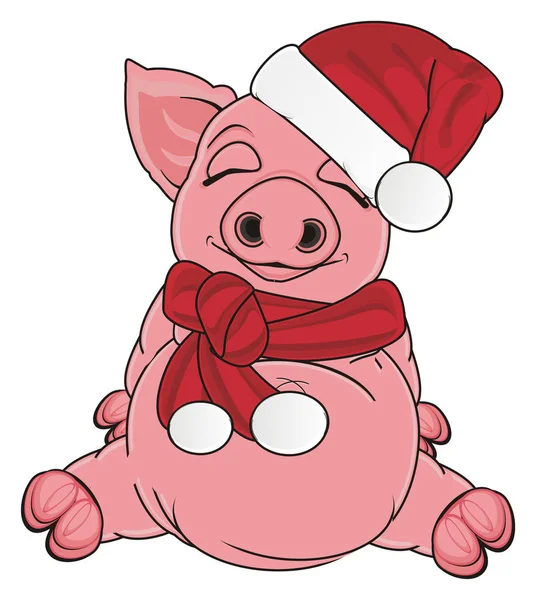 Cute pink pig — Stock Photo, Image