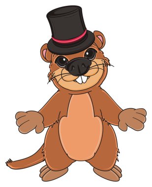 mutlu kahverengi köstebek