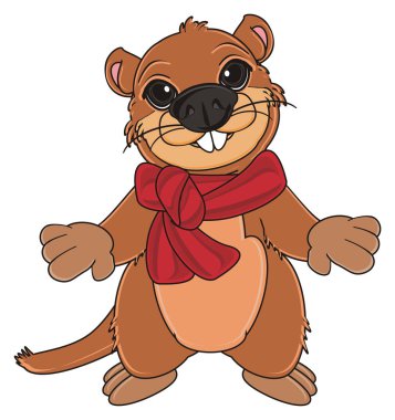 mutlu kahverengi köstebek