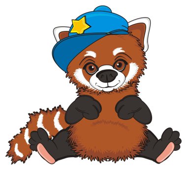 sevimli kırmızı panda