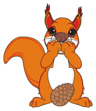 tatlı turuncu sincap