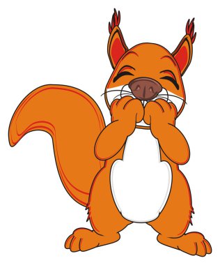 tatlı turuncu sincap