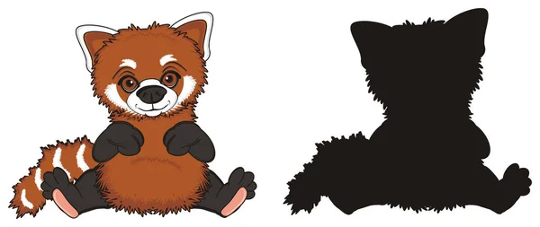 Drăguț panda roșu — Fotografie, imagine de stoc