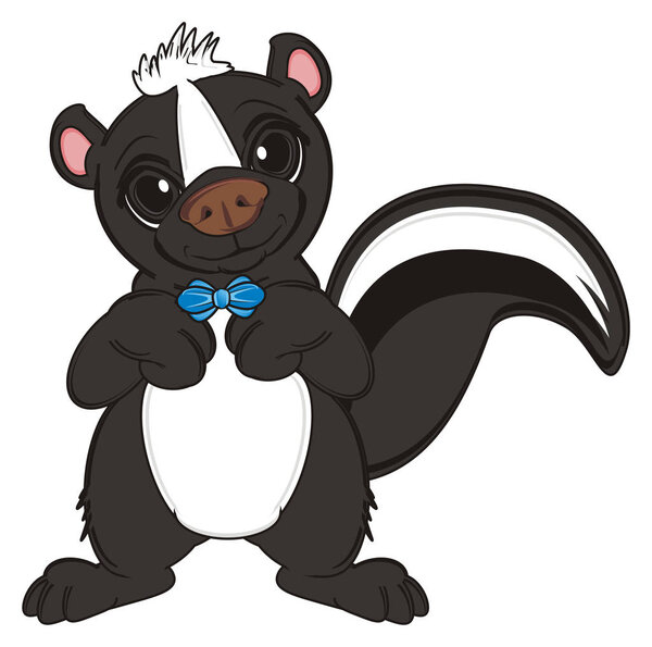 маленький чёрный скунс
