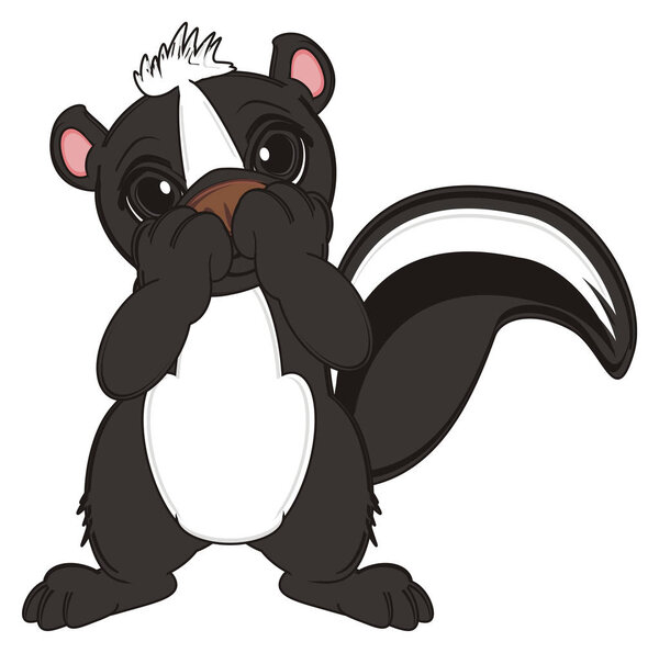 маленький чёрный скунс
