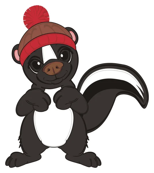 Kleine zwarte skunk — Stockfoto