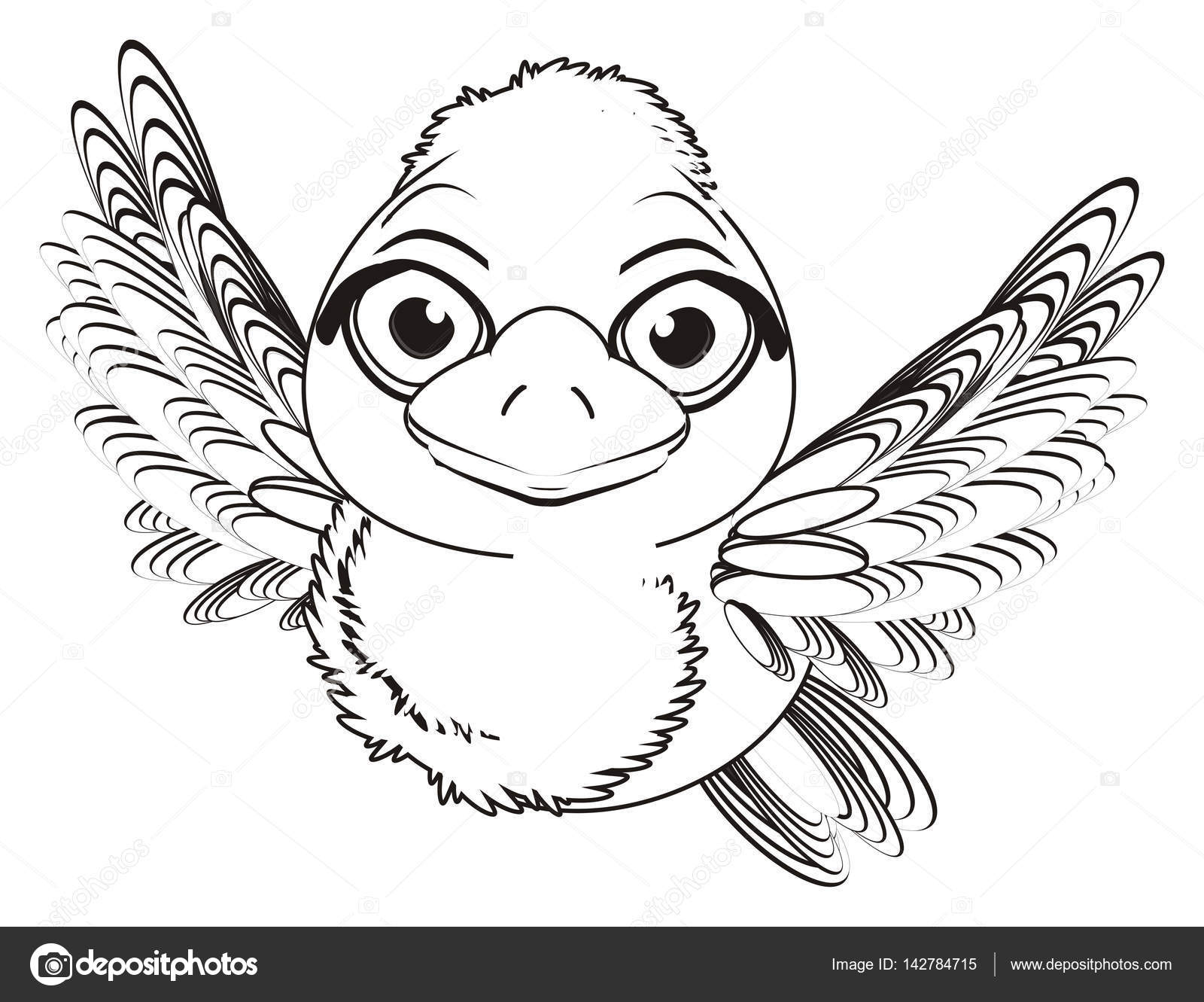 Stockfoto Vogel 142784715 Kleurplaat Tatty77tatty Schattige 4fqcw4