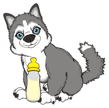 şirin gri siberian dış yapraklar