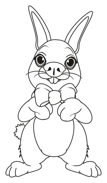 Coloring cute rabbit — Stock Photo, Image