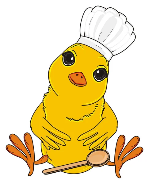 Cute yellow chick — Stock Photo, Image