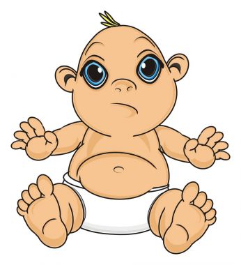 Sevimli küçük bebek