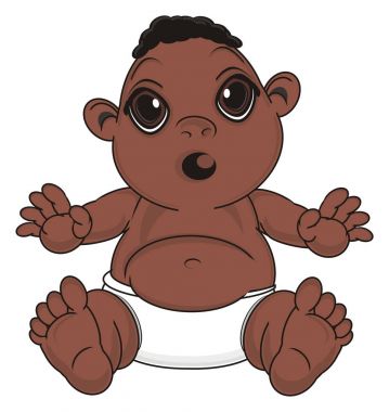 Sevimli küçük bebek