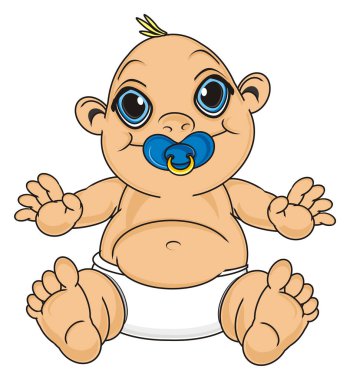Sevimli küçük bebek