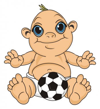 Sevimli küçük bebek