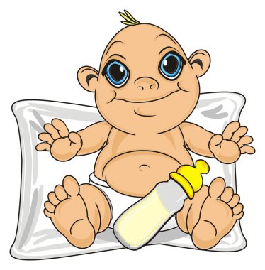 Sevimli küçük bebek