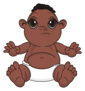 Sevimli küçük bebek