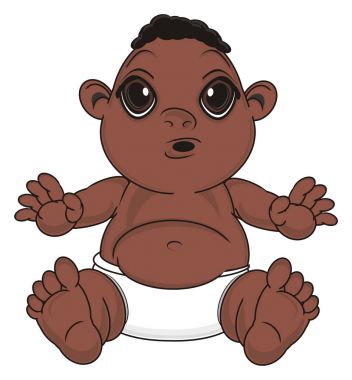 Sevimli küçük bebek