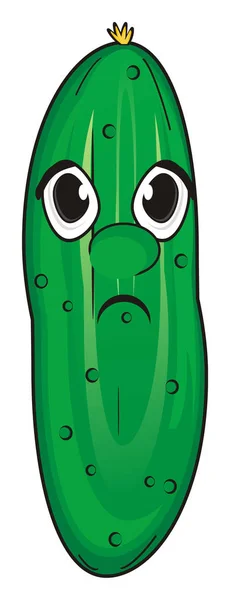 Face of cucumber — Stock Photo, Image