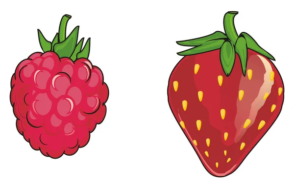 Dos frutas diferentes — Foto de Stock