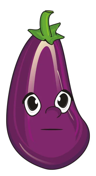 Face of eggplant — Stock Photo, Image
