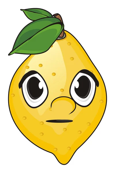 Обличчя лимона — стокове фото