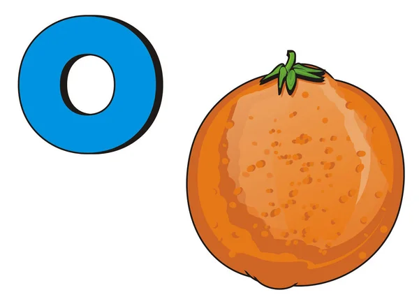 Naranja con signo — Foto de Stock